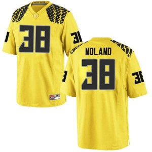 #38 Lucas Noland Oregon Youth Football Replica Stitched Jerseys Gold