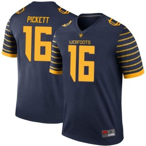 #16 Nick Pickett University of Oregon Youth Football Legend Official Jerseys Navy