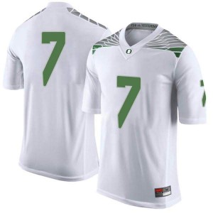 #7 Steve Stephens IV UO Youth Football Limited College Jerseys White