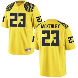 #23 Verone McKinley III University of Oregon Youth Football Replica Football Jerseys Gold